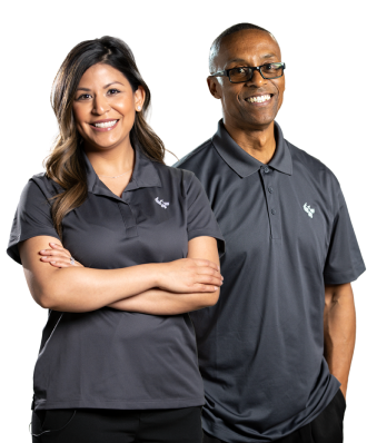 Two University of Phoenix staff ready to discuss your transfer credits.