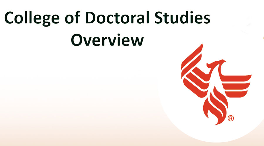 College of Doctoral Studies Overview, University of Phoenix Logo