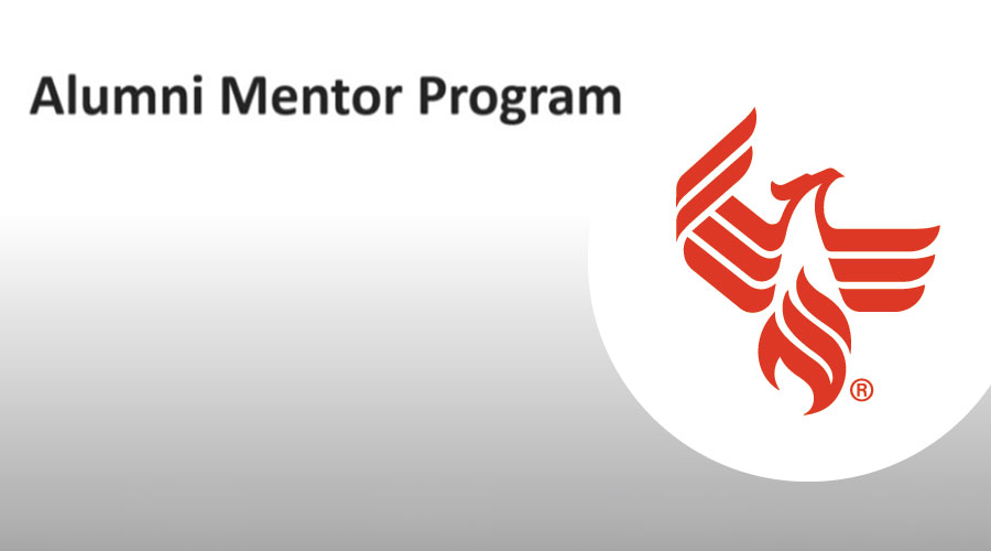 Alumni Mentor Program, University of Phoenix logo