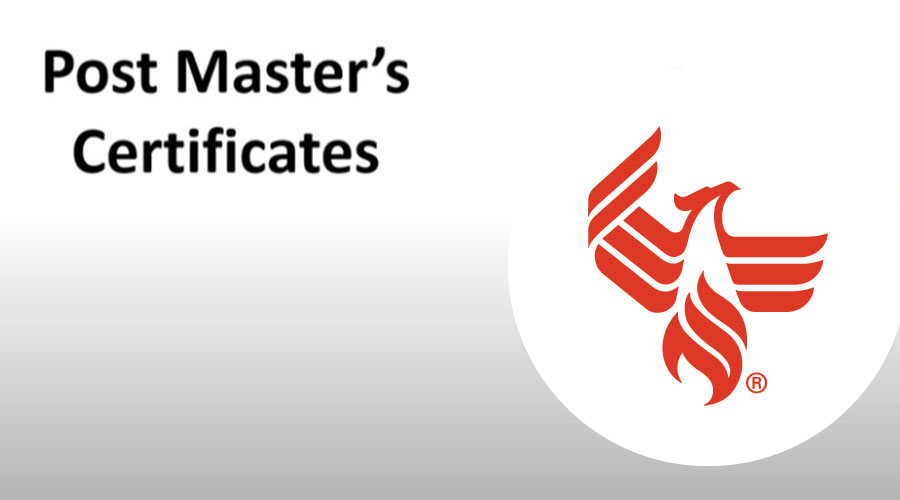 Post Master's Certificates, University of Phoenix Logo