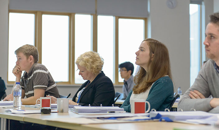 students in a classroom