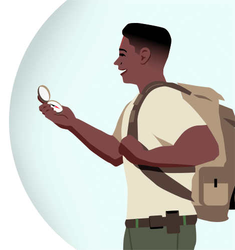A University of Phoenix graduate in the military