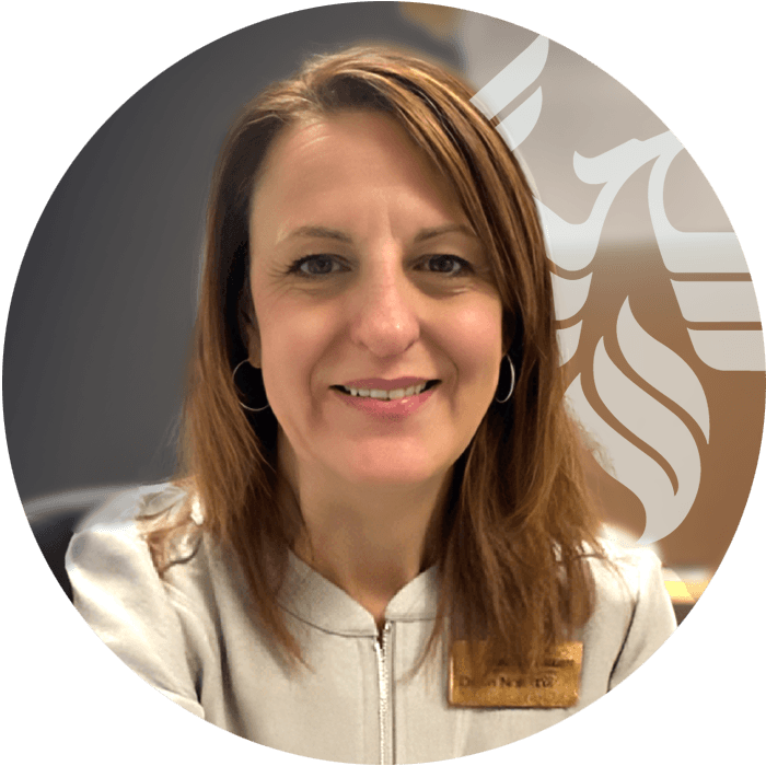 A portrait of Dawn K.