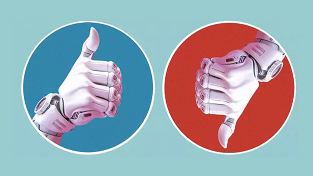 article cover image showing a thumb up and a thumb down 