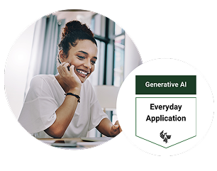 Everyday application of generative AI badge