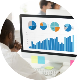 An employee monitoring data and results